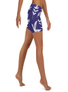 shop womens blue floral shorts, blue pants | MYLUXQUEEN