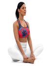 shop womens red sports bra, womens workout tops| myluxqueen