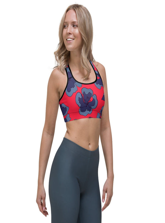 shop womens red sports bra, womens workout tops| myluxqueen