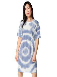  shop womens tie-dye dress, t-shirt dress, loungewear dress, casual dress | myluxqueen