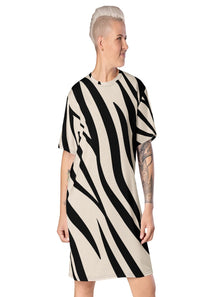  shop womens zebra pattern dress, casual dress, tshirt dress, loungewear dress | myluxqueen
