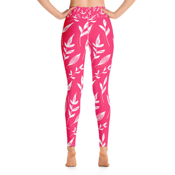 Yoga Floral High Waisted Leggings