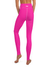 shop womens pink yoga high waisted leggings | MYLUXQUEEN