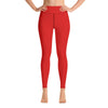buy red yoga leggings for women, red yoga pants, women yoga pants, women yoga leggings, women workout leggings, women workout bottoms, women workout clothes, gym leggings for women, casual leggings for women, 