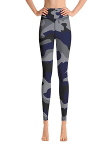  shop womens blue camo yoga leggings | MYLUXQUEEN