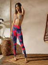 shop womens designer floral leggings, womens floral activewear pants | MYLUXQUEEN
