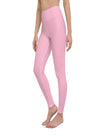 shop womens pink yoga high waisted leggings | MYLUXQUEEN