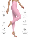 shop womens pink yoga high waisted leggings | MYLUXQUEEN