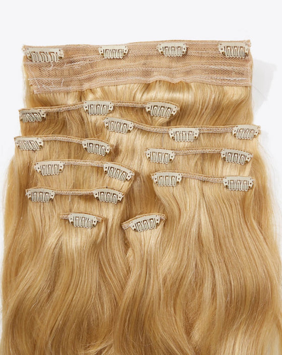 buy now human hair blonde clip ins