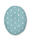 Baby Polka Dot Pillow - Tufted Round Pillow