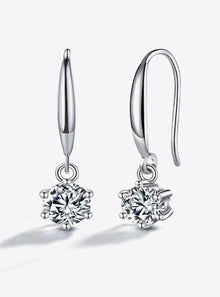  shop silver diamond drop earrings, womens diamond earrnings, womens silver earrings, womens designer silver earrings, womens accessories, womens silver accessories, womens silver jewelry | MYLUXQUEEN