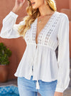 shop womens white casual tops | MYLUXQUEEN