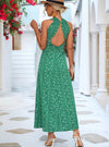 shop womens green dresses, floral dress, maxi dress, long dress, summer dress, casual dress | myluxqueen