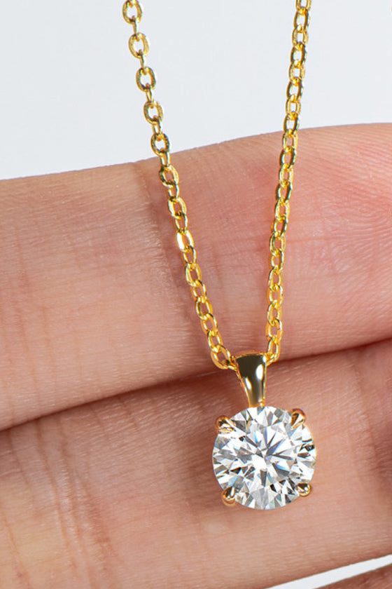 1 Carat Moissanite Necklace