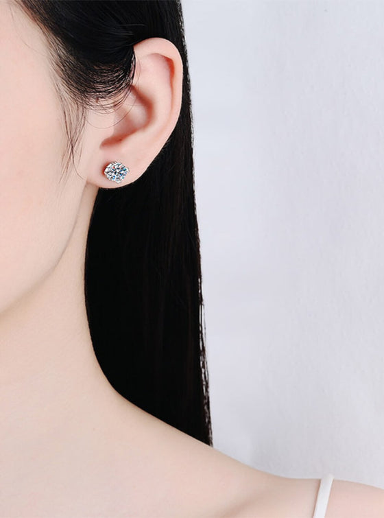 buy now womens silver studs earrings, designer stud earrings