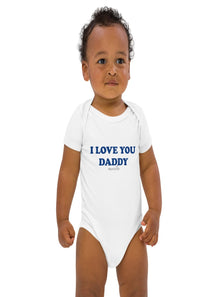  shop designer baby clothing, designer kids clothing, baby clothes, baby clothing, white baby bodysuit, i love daddy baby bodysuit, babyboy clothing, baby girl clothing | MYLUXBABY