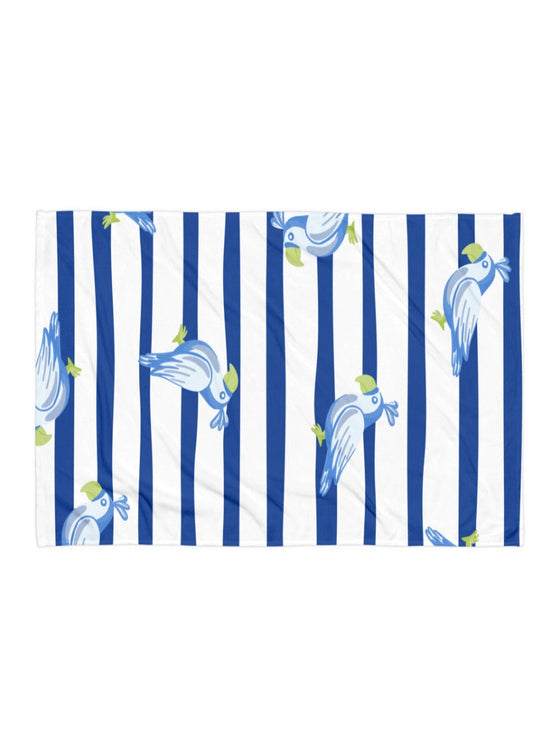 shop large cotton beach towel, large cotton towel, bath towels, beach towels, vacation essentials, summer beach towel, summer towel, blue towels, vacation towels, extra large towels, blue large cotton towels, designer large cotton towels, parrots towels| MLQ Home