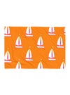 shop orange beach cotton towel, orange bath cotton towel, designer cotton towel, nautical beach towels | MLQ Home