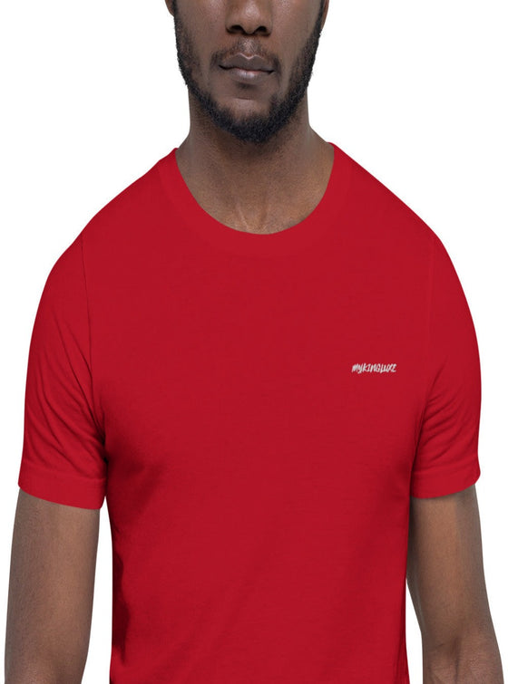 shop mens casual wear red tshirt, mens red clothing | Mykingluxe